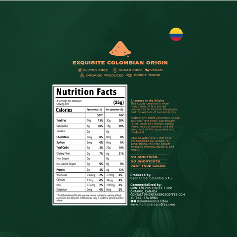 100% Cacao Montañeros Reservado