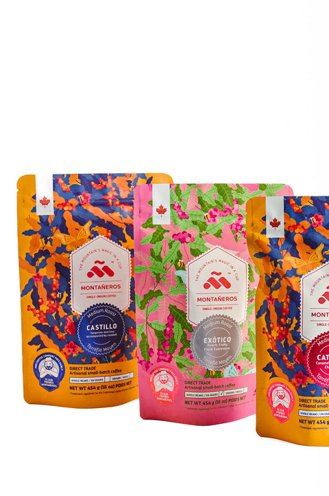 Montañeros Coffee Aficionado Bundle – The Ultimate Tasting Experience (6 x 227g) For those who don’t just drink coffee — they live it.