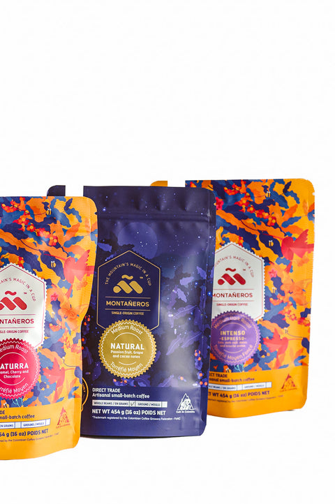 Montañeros Coffee Aficionado Bundle – The Ultimate Tasting Experience (6 x 227g) For those who don’t just drink coffee — they live it.
