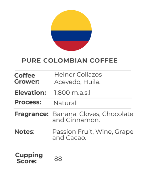 Natural - Café Colombiano de Lujo